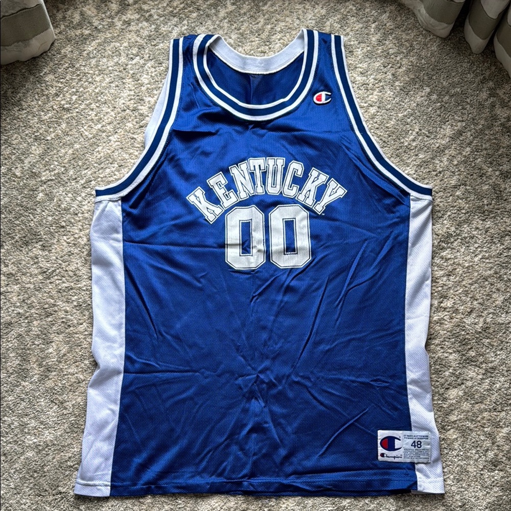 Rare VTG UK Tony Delk 00 Jersey, Champion, size 48